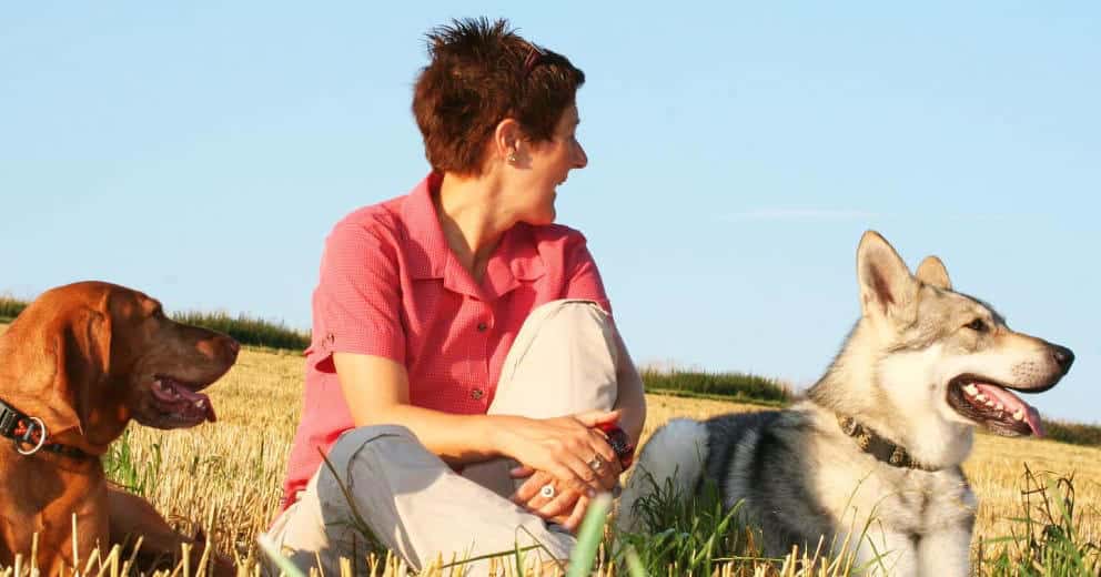 Landhaus mit Hund in Italien