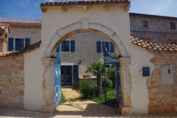 Traditionelles, istrisches Steinhaus