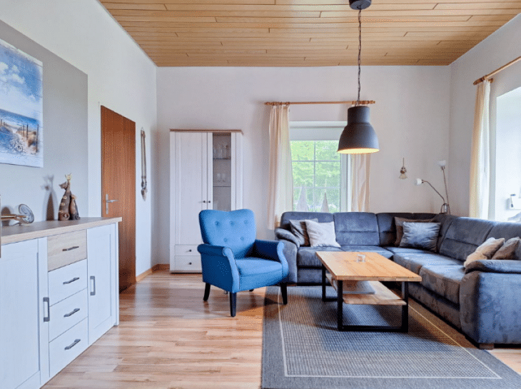 Wohnzimmer FeWo Seerose