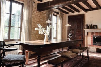 Ferienhaus im Burgund – eingezäunter Garten